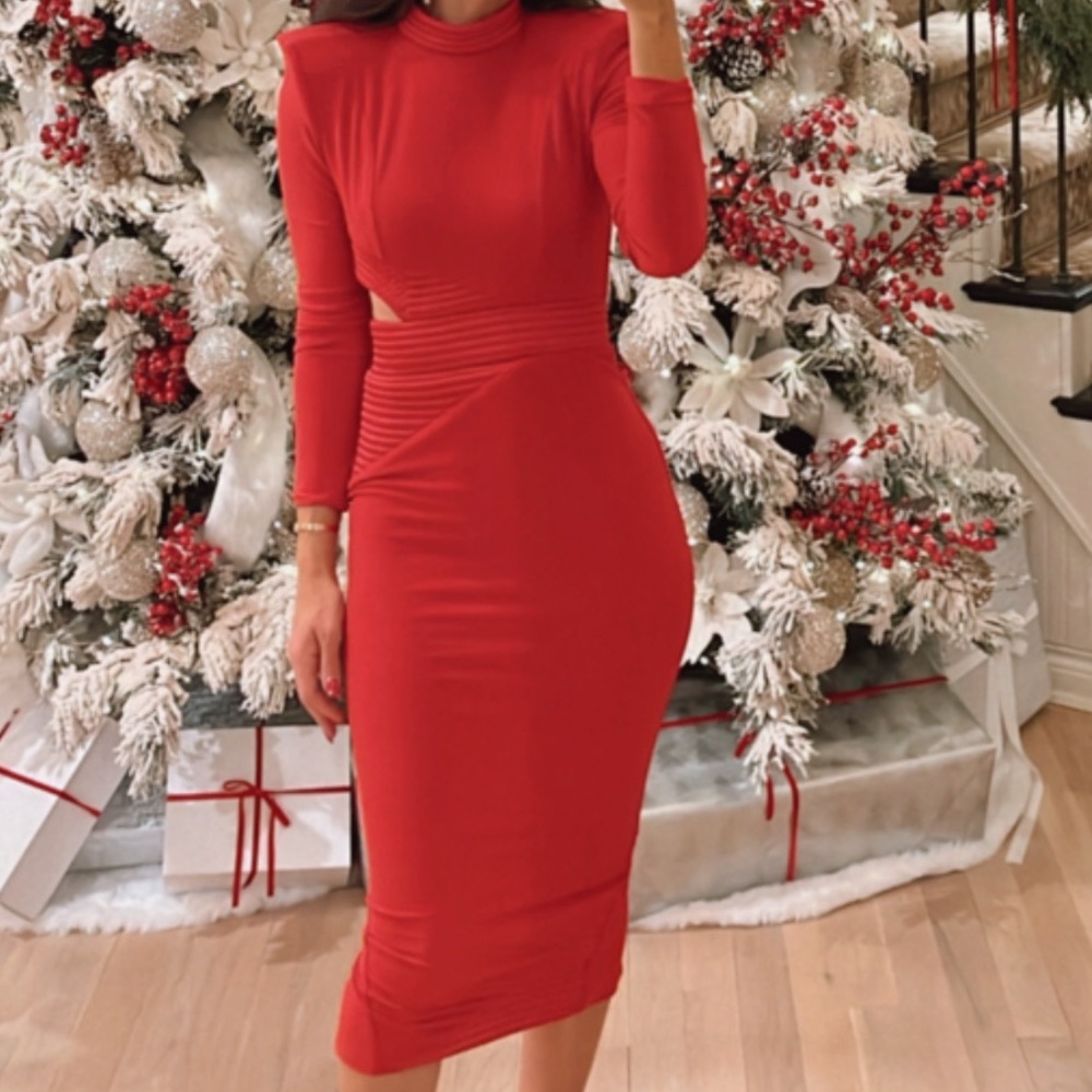 Zhivago Women's Red Message To Love Midi Dress